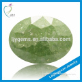 Apple Green Oval Ice Cubic Zirconia